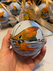 Ceramic Globe Ornament