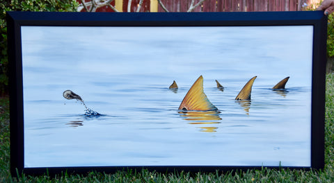 "Reds Chasing Shrimp" - SOLD