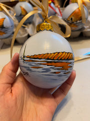 Ceramic Globe Ornament