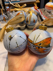 Ceramic Globe Ornament
