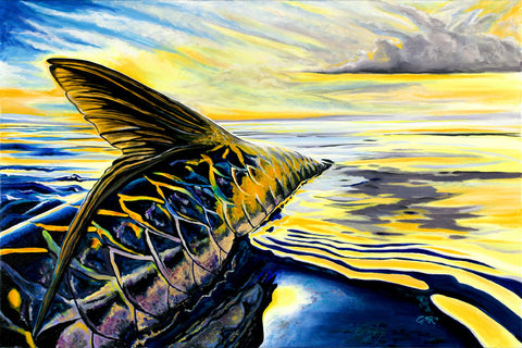 Sunset Tarpon Print